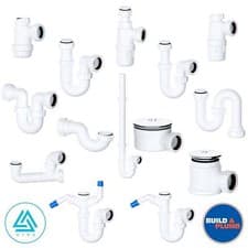 Image of VIVA 32mm | 40mm Waste Trap Kitchen Sink Washing Machine Basin Bathroom Shower