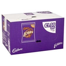 Image of Cadbury Eclairs Chocolate Bag, Caramels with Milk Chocolate, 130 g (Pack Of 12)
