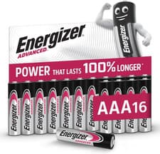 Image of Energizer Advanced - AAA Batteries (16 Pack) - Triple a Battery 1.5V - up to 100