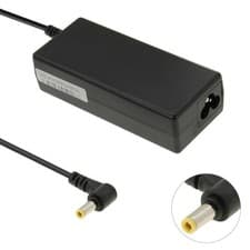 Image of 65W 19V 3.42A Mini AC Adapter with 5.5mm x 2.5mm for Laptops (Black)