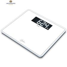 Image of Beurer GS410 Signature Line Glass Bathroom Scale - White| 35 x 30 cm, White