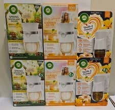Image of airwick plug in completes x 4 = 4 plugs & 4 refills 3 diffrent scents