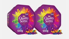 Image of Nestle Quality Street Chocolate Tub 550g x 2 Twin Pack Assorted Sweets