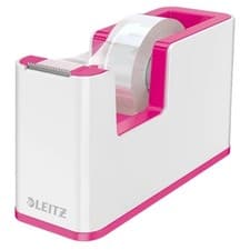 Image of Leitz WOW Tape Dispenser White/Pink 53641023