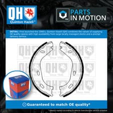 Image of Handbrake Shoes Set BS854 Quinton Hazell Parking 1084200120 1164200020 Quality