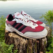 Image of Adidas Men's 20-20 FX Shoes Black White Red Running Sneaker Size 12 EH0266