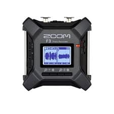 Image of Zoom F3 2-input Field Recorder 32bit Black Careful Packaging