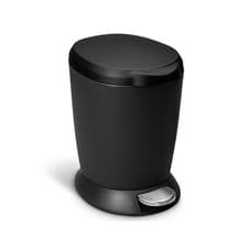 Image of Simplehuman Mini 6 Litre Pedal Bin Bathroom Office Waste Bin UK