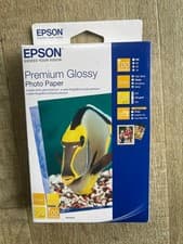Image of BRAND NEW EPSON PREMIUM GLOSSY PHOTO PAPER - 10CM x 15CM - 100 SHEETS - SO41822