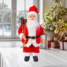 Image of 13 inch Santa Claus Christmas Decoration Gifts Standing