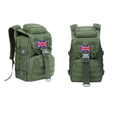 Image of Backpack 40L fishing Large Capacity Tactical Combat Molle Rucksack X7 Inferno
