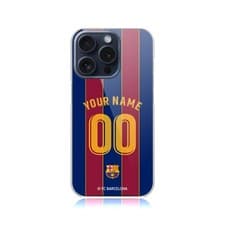 Image of CUSTOM PERSONALISED FC BARCELONA 2020/21 KIT BACK CASE FOR APPLE iPHONE PHONES