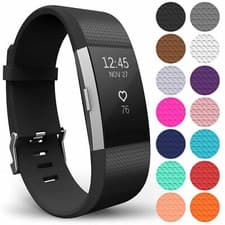 Image of For Fitbit Charge 2 Strap Replacement Silicone Wristband Band Watch Wrist Straps