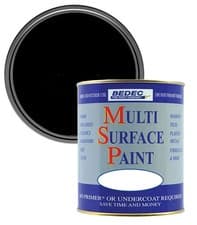 Image of Bedec Multi Surface Paint Gloss Black 2.5L