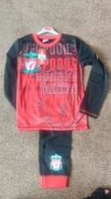 Image of Liverpool Football Club Kids Pyjamas Brand New 11-12 years old