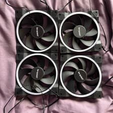Image of Be Quiet! Light Wings 140mm PWM Quiet PC Case Fan | black 4 pack