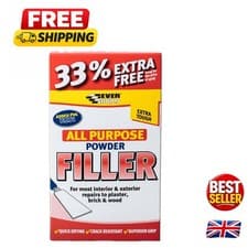 Image of Everbuild All Purpose Powder Filler 600g – Quick Drying for Interior & Exterior