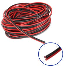 Image of 5m Loudspeaker Cable Red & Black 0.5mm Speaker Wire for Home Hi-Fi & Car Stereo