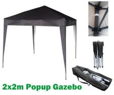 Image of Mcc® 2x2m Pop-up Gazebo Waterproof Outdoor Garden Marquee Canopy NS