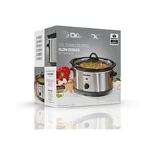 Image of Daewoo 3.5L Slow Cooker Stainless Steel- SDA1364