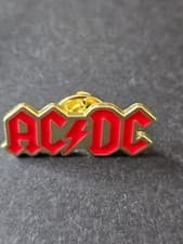 Image of AC/DC pin badge.