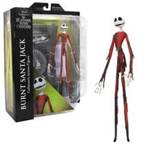 Image of The Nightmare Before Christmas BURNT SANTA JACK Action Figure