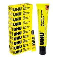 Image of UHU ALL PURPOSE GLUE 20ml SIZE TUBES STRONG CLEAR ADHESIVE Original
