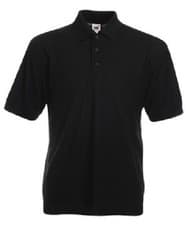 Image of Fruit of the Loom 65/35 Polycotton Mens Polo Sports Workwear Shirt No Logo S-5XL