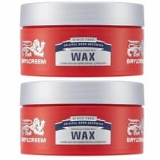 Image of Brylcreem Strong Hold Hair Wax 2 x 75ml Pack - Non-Greasy, Long-Lasting Contr...