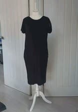 Image of 50% OFF TO CLEAR, Barbour International Black & Gold Short Dress UK 10 