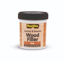 Image of Rustins Acrylic Wood Filler 400g 5 Shades Fill Holes Dents & Cracks in Wood