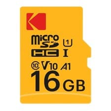 Image of 16GB Class 10 UHS I U1 MicroSDHC Card with Adapter 10x Write Speed