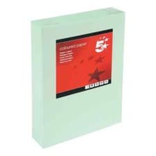 Image of 5 Star Office Coloured Copier Paper Multifunctional 80gsm A4 Light Green