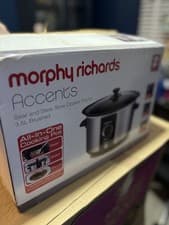 Image of Morphy Richards 3.5L 460004 Stainless Steel Slow Cooker Digital screen