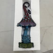 Image of Magic Mystic Mugwump Toadstool Figurine Fairy Garden Village Decor Nemesis Now