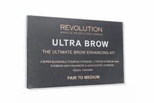 Image of Makeup Revolution Ultra Brow Enhancing Kit – Fair to Medium (Complete Brow Set)