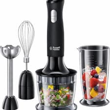 Image of Russell Hobbs Desire Matte Black 3 in 1 Electric Hand Blender, M24702