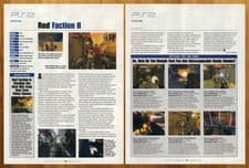 Image of 2002 Red Faction II 2 Playstation 2 PS2 PREVIEW Print Ad/Poster Game Promo Art