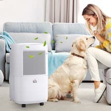 Image of 10L/Day 2.2L Portable Dehumidifier with WiFi Smart App Control for Home Laundry