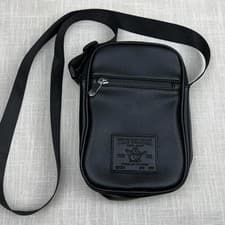 Image of TRUE RELIGION NEWAL Max Crossbody Purse Black Bag Pack Retro TR103990 NWT