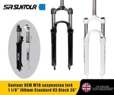 Image of SR Suntour XCM Suspension For Fork 26" 27.5" 29" 100mm 1 1/8" Black/White