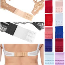 Image of Ladies Bra Extender Bra Extension Strapless Underwear Strap 2 3 4 Hook Maternity