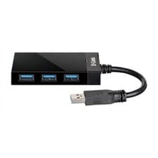 Image of D-Link 4-Port SuperSpeed USB 3.0 Portable Hub