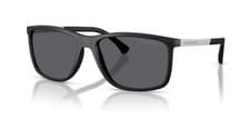 Image of Emporio Armani 0EA4058 506381 58mm Polarized Rectangular Sunglasses