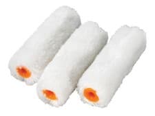Image of Faithfull Medium Pile Mini Roller Refills 100mm (4in) Pack of 10