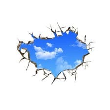 Image of  Removable 3D Wall Stickers Living Room TV Background Wall Decals Mural Home