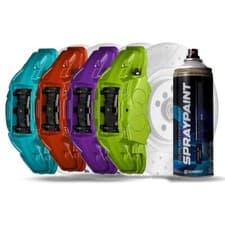 Image of Premium Brake Caliper Paint - High-Heat Resistant Aerosol for Engine, Metal, Car