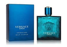 Image of Versace Eros Aftershave Lotion 100ml Splash For Men | New & Sealed | Authentic
