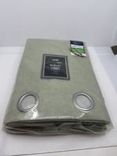 Image of Dunelm Pair of Blackout Eyelet Curtains Sage 182 x 117