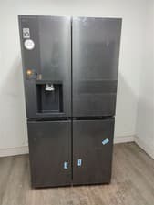 Image of LG GMF960EV4E American Style Fridge Freezer 60/40 Black Steel [ID2111102986]